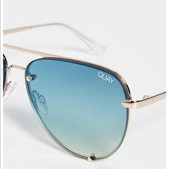 Quay Australia High Key Mini Rimless Sunglasses - Picture 6 of 9